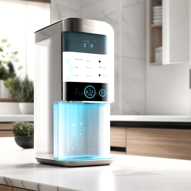 Aquavory KI-Wasserspender im modernen Küchenambiente