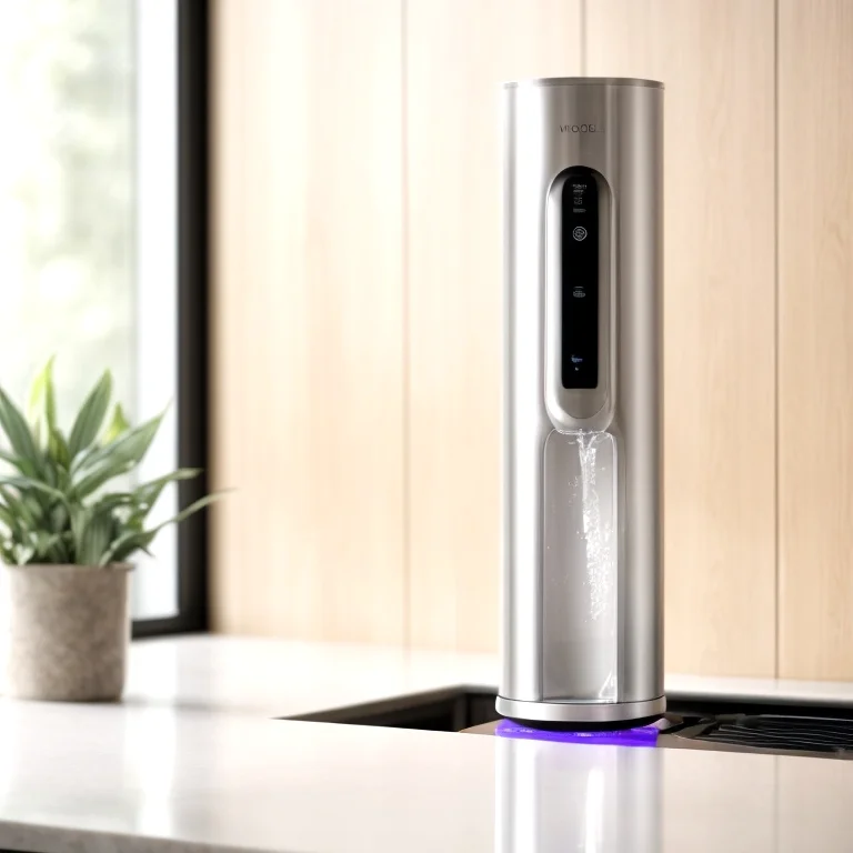 Aquavory KI-Wasserspender in Küchenumgebung